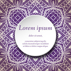 Vector design templates. Seamless abstract pattern, hand drawn texture for Wedding, Bridal, Valentine's day or Birthday Invitations, Cards, Flyers. Floral vintage geometric background. 
