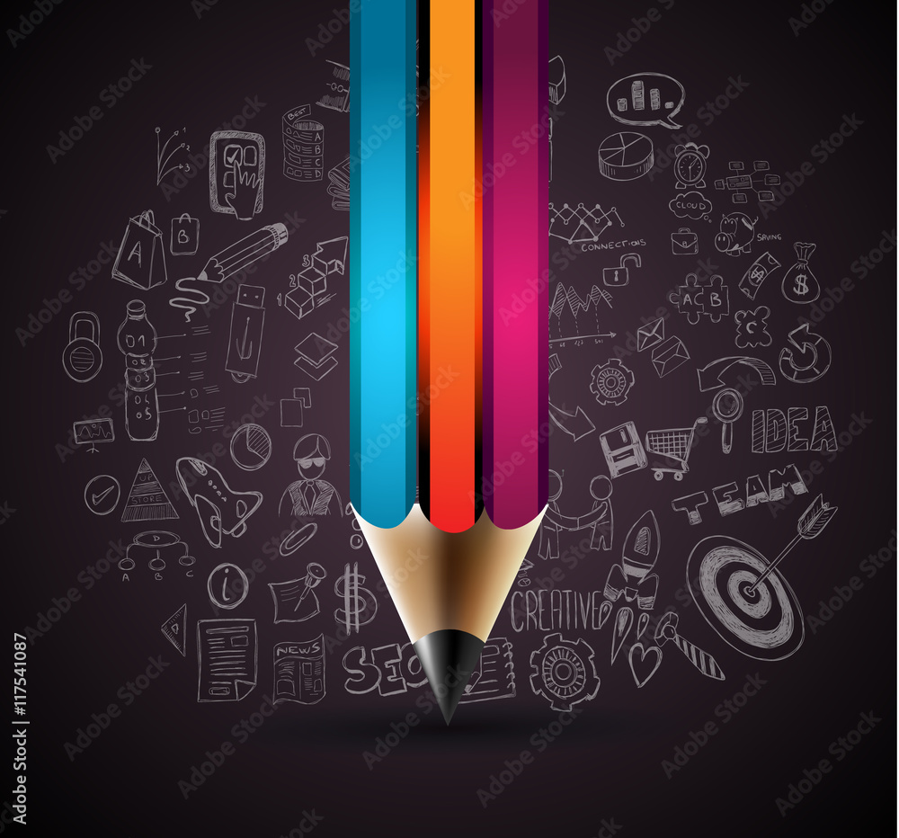 Poster clean infographic layout template for data and information analysis