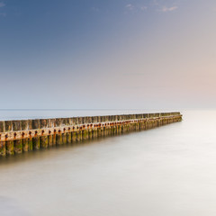 beautiful view of Polish Baltic Sea