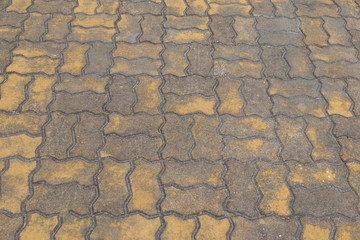 Stone block walk path
