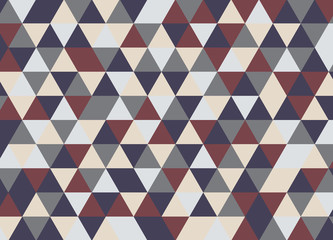 Colorful geometric triangle pattern. Abstract vector background.