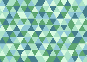 Fototapeta premium Colorful geometric triangle pattern. Abstract vector background.