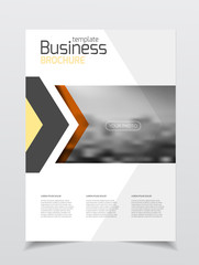 Business Brochure design. Annual report vector illustration temp