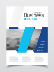 Business Brochure design. Annual report vector illustration temp