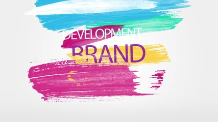 Colorful Internet marketing buzzwords