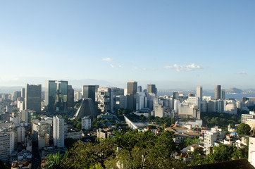 View of the center of the city of Rio de Janeiro, Brazil