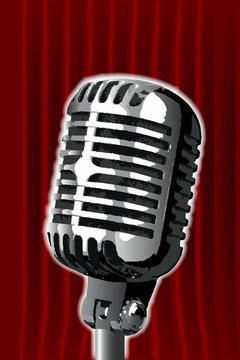 Stand Up Night Microphone
