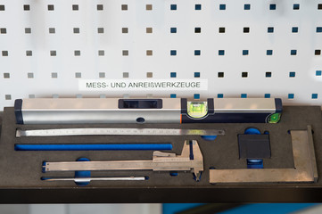 Lean Produktion 5S Werkzeugwand