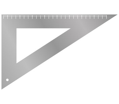 Triangular Ruler To School