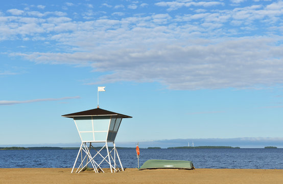 Fototapeta Nallikari, also known as Riviera of North, in finnish Oulu