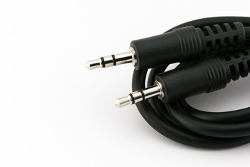 AUX CABLE isolated on white background