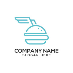Food Delivery Logo Vector