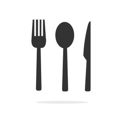 Spoon, fork and knife