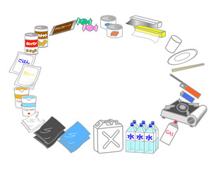 非常食　フレーム