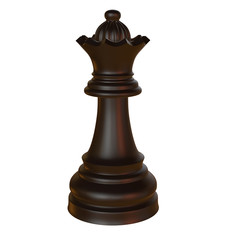 isolated chess figurine 3d illustration