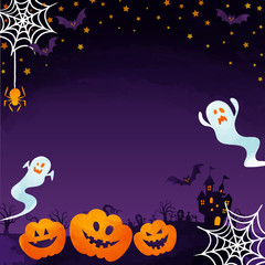 ジャックオーランタンとおばけ