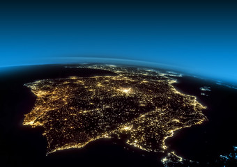 Physical world map illustration. Elements of this image furnished by NASA