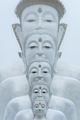 Face Buddha,Sequence,Thailand