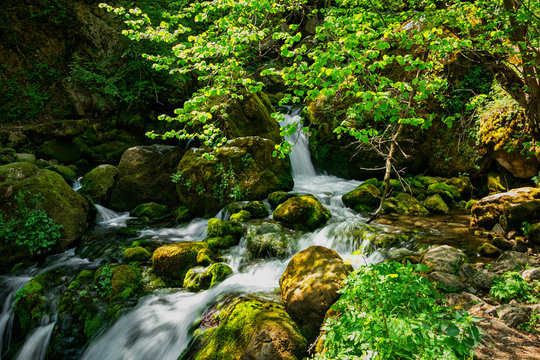 Bovska skaklya waterfall, near Bov, Bulgaria