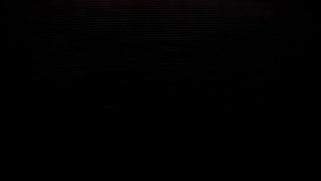 television video distortion and static old tv