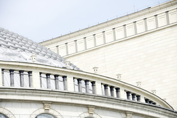 Architectural detail in Novosibirsk, Russian Federation
