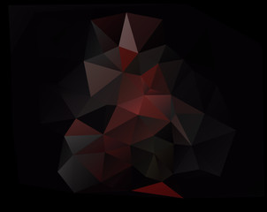 Fototapeta premium Abstract background of triangles polygon wallpaper. Web design
