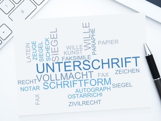 Unterschrift