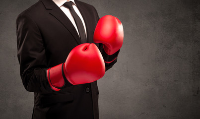 Boxing businessman