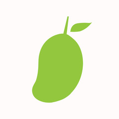Mango icon in flat style