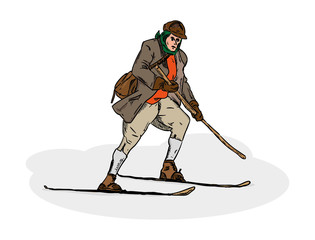historic skiing