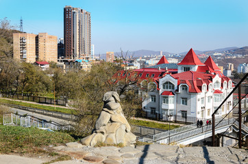Vladivostok, a city near the ocean