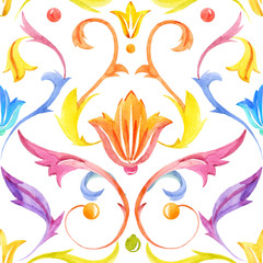 Vintage baroque victorian retro pattern