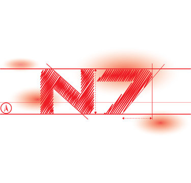 n7 redprint font