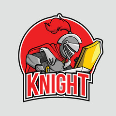 knight illustration design full colour