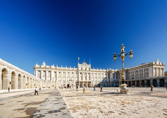 Morning light at Palacio Real , Madrid