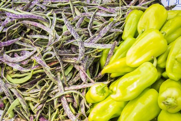 beans and sweet pepper