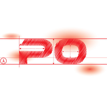 p0 redprint font