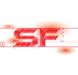 sf redprint font