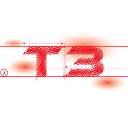 t3 redprint font