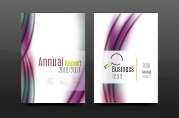 A4 size annual report business flyer cover