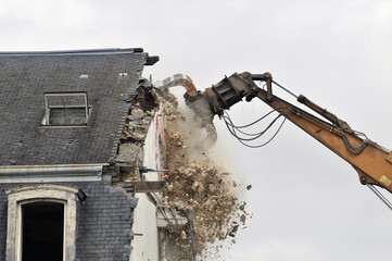 chantier de démolition