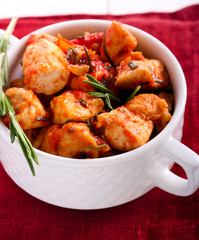 Chicken breast with tomato