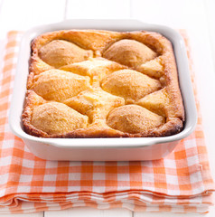 Pear spicy cheese cake
