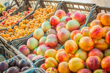 Fresh fruit at a market stall