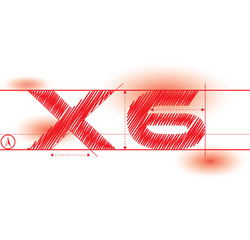 x6 redprint font