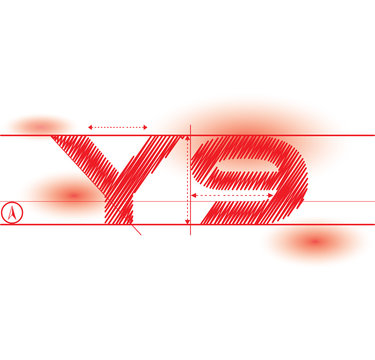 y9 redprint font
