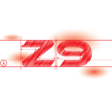 z9 redprint font