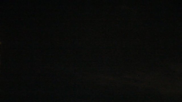 night sky with lightning and storm