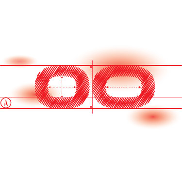 0o redprint font