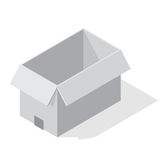 Move service box vector illustration